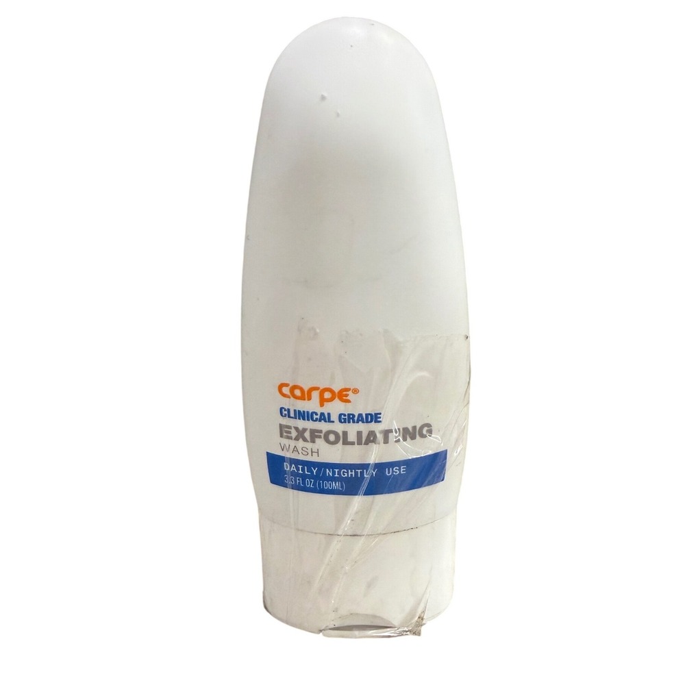 Carpe Clinical Grade Exfoliating Wash Body Care Womens Mens 100ml Size 3.3oz NEW